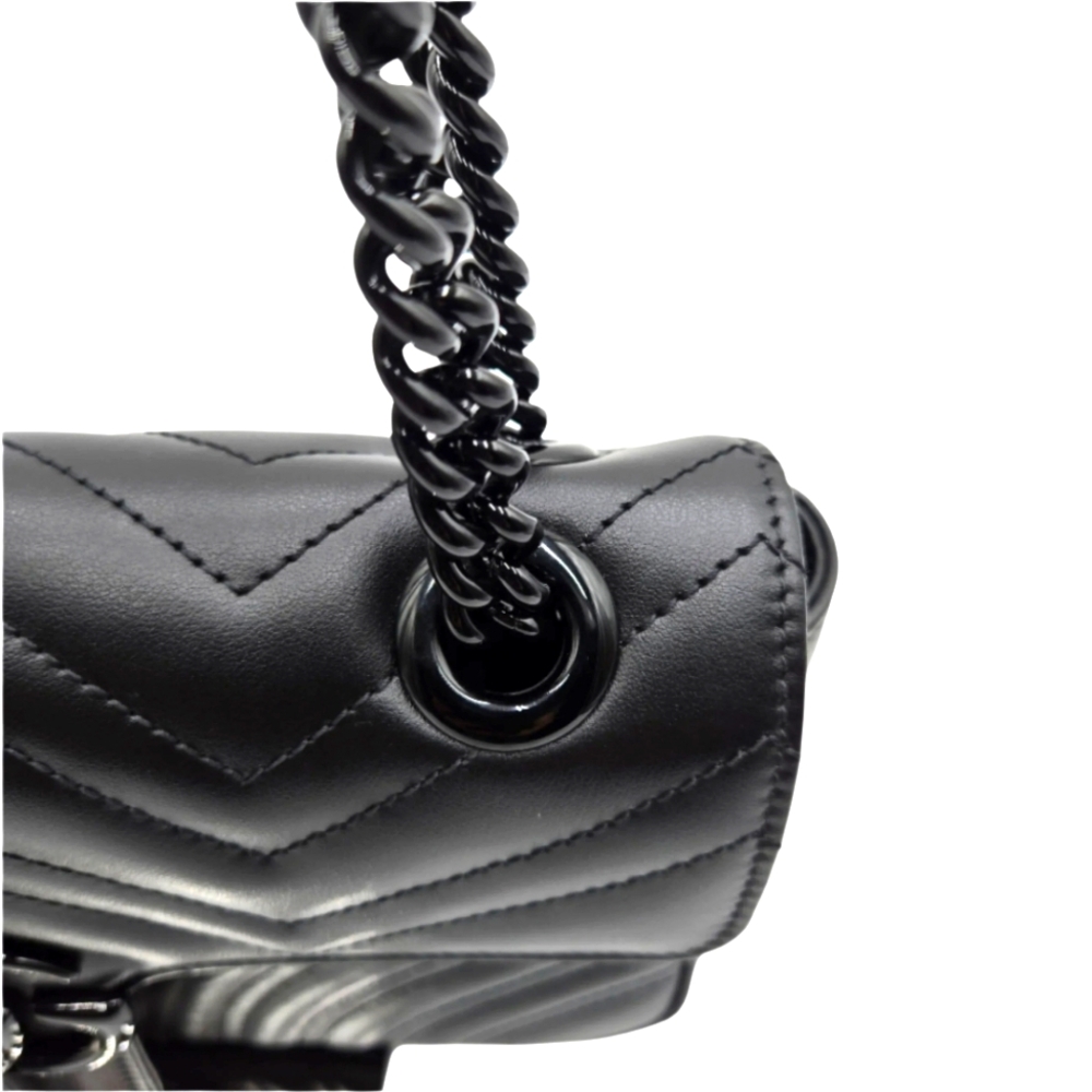 GG Marmont medium shoulder bag / Crossbody Style 443497 - NEW - Picture 11 of 16